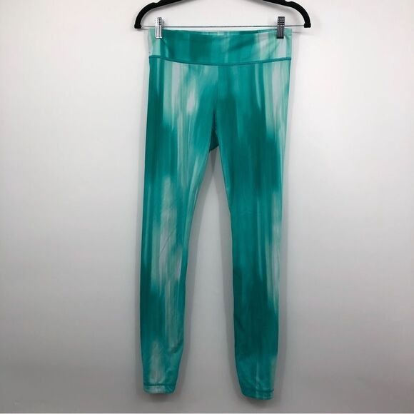 Under Armour Womens Tie Dye Running Legging Full Length Green Size Small - Picture 1 of 8
